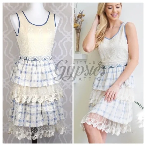 Ryu Farmhouse Country Cottage Midi Dress - Picture 7 of 9